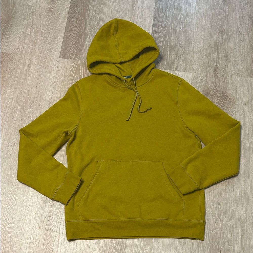 Tek Gear Olive Green Hooded Pullover Sweatshirt Hoodie Sz Small